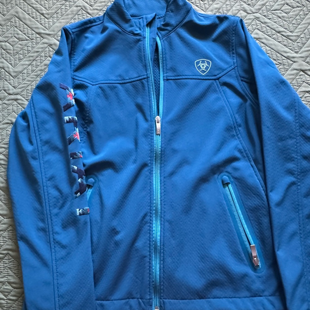 Ariat Women  Vibrant Blue Puffer Jacket